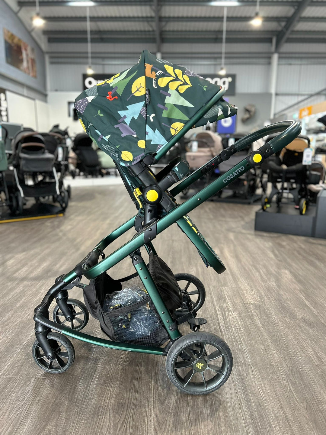 PRE LOVED Cosatto Giggle 3 Pram & Pushchair - Into the Wild + Footmuff