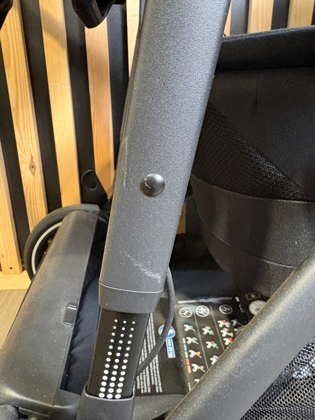 EX DISPLAY Cybex e-Gazelle Double Pushchair - Moon Black