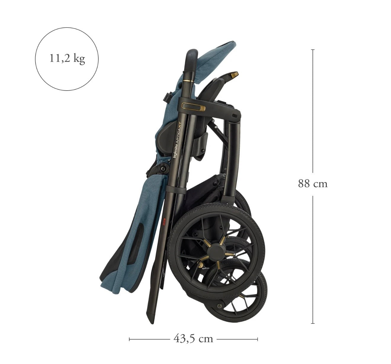 Inglesina Aptica XT Quattro 4in1 Travel System - Himalaya Blue (2026 Model)