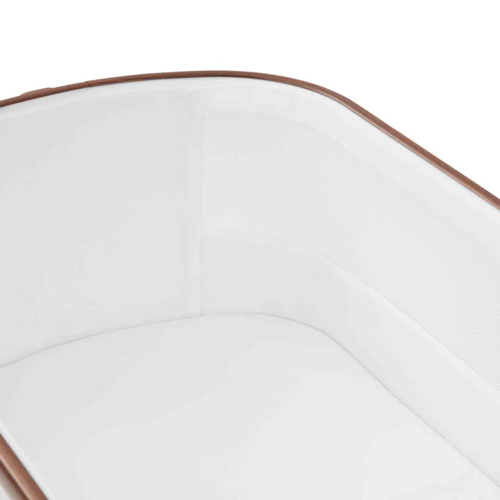 Ickle Bubba Bubba&Me Luxe Bedside Crib - Stone