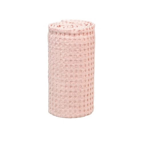 Lulujo Waffle Blanket - Ballet Slipper