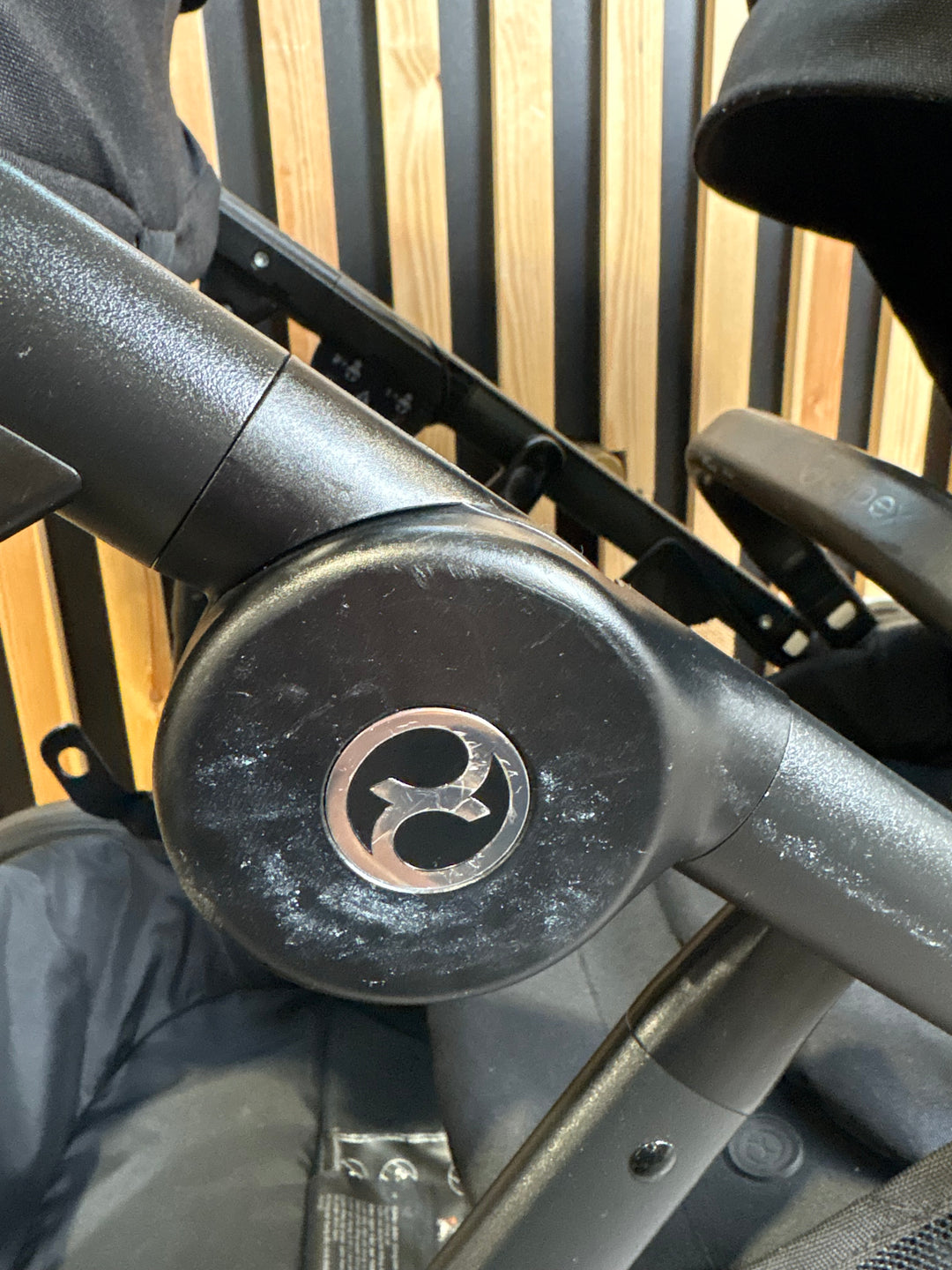 PRE LOVED Cybex Gazelle Twin Pushchair - Moon Black