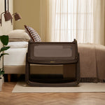 SnuzPod5 Bedside Crib - Chocolate