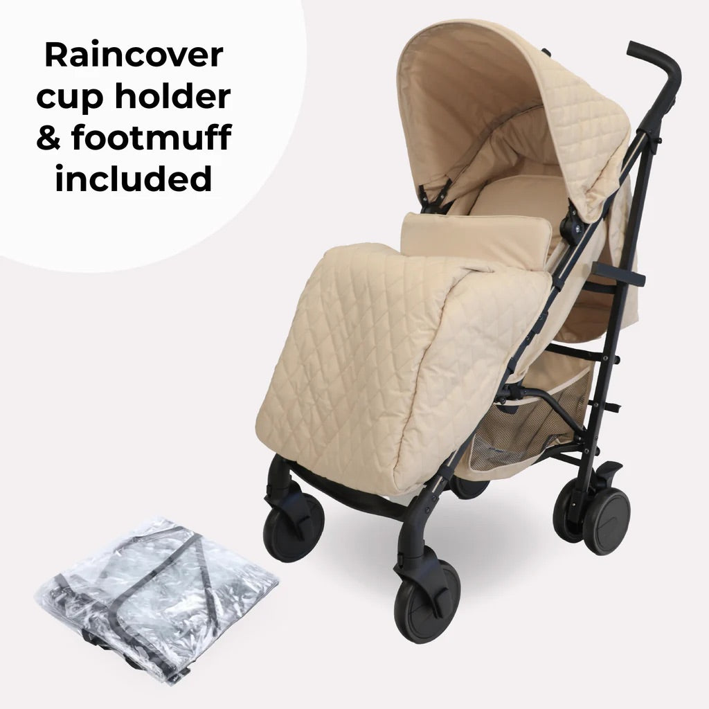 My Babiie MB51 Plus Stroller - Quilted Sand
