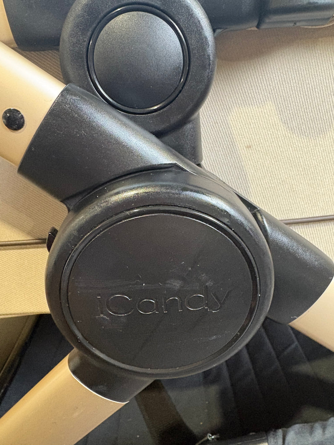 PRE LOVED iCandy Peach 7 w/ Cocoon Car Seat Travel System - Biscotti