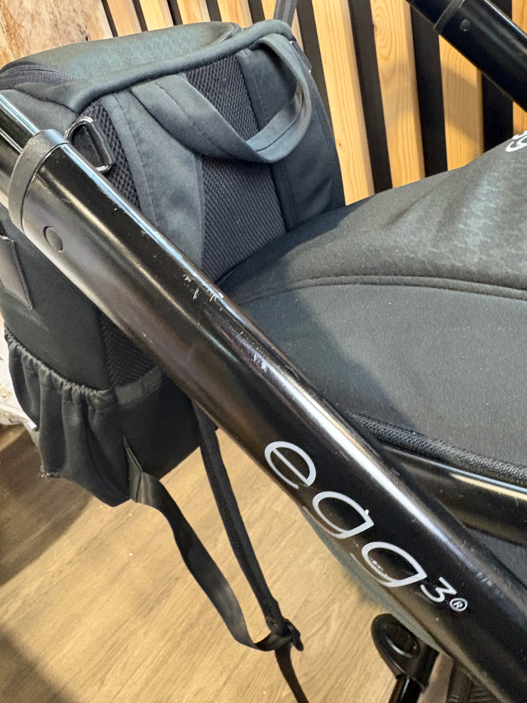 PRE LOVED egg3 Travel System - Houndstooth Black