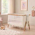 Tutti Bambini CoZee XL Bedside Crib and Cot – Scandinavian Walnut
