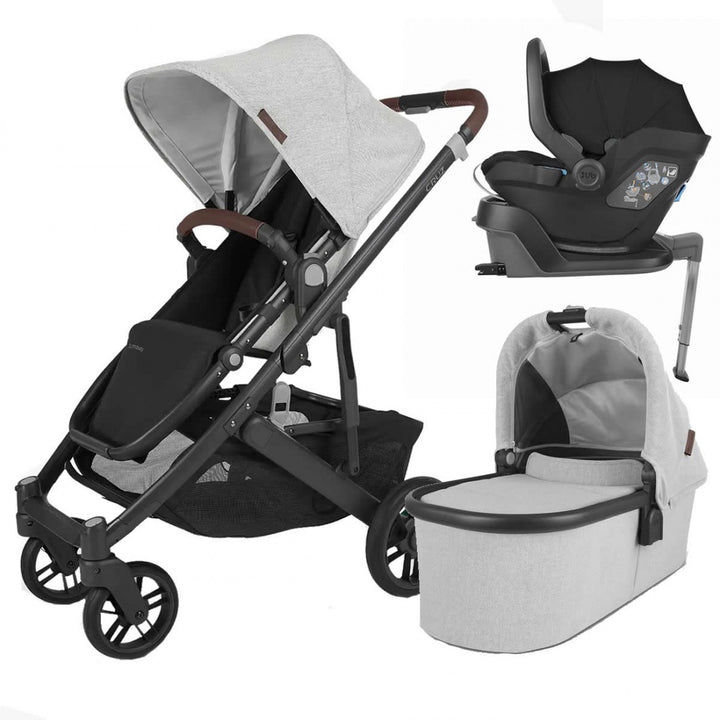 Uppababy Cruz V2 Pushchair + Carrycot + Mesa + Base i-Size Travel System - Anthony