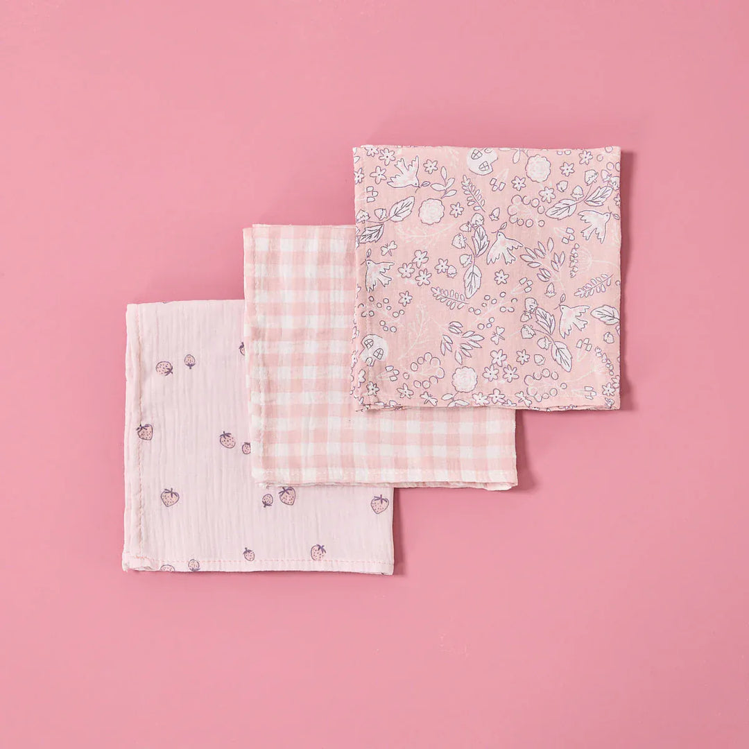 Tutti Bambini Muslin 3pk Swaddles Large - Tiny Tails
