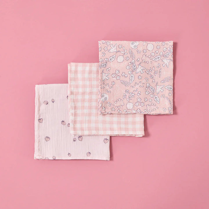 Tutti Bambini Muslin 3pk Swaddles Large - Tiny Tails