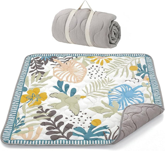 Momcozy Baby Portable Play Mat - Green Forest