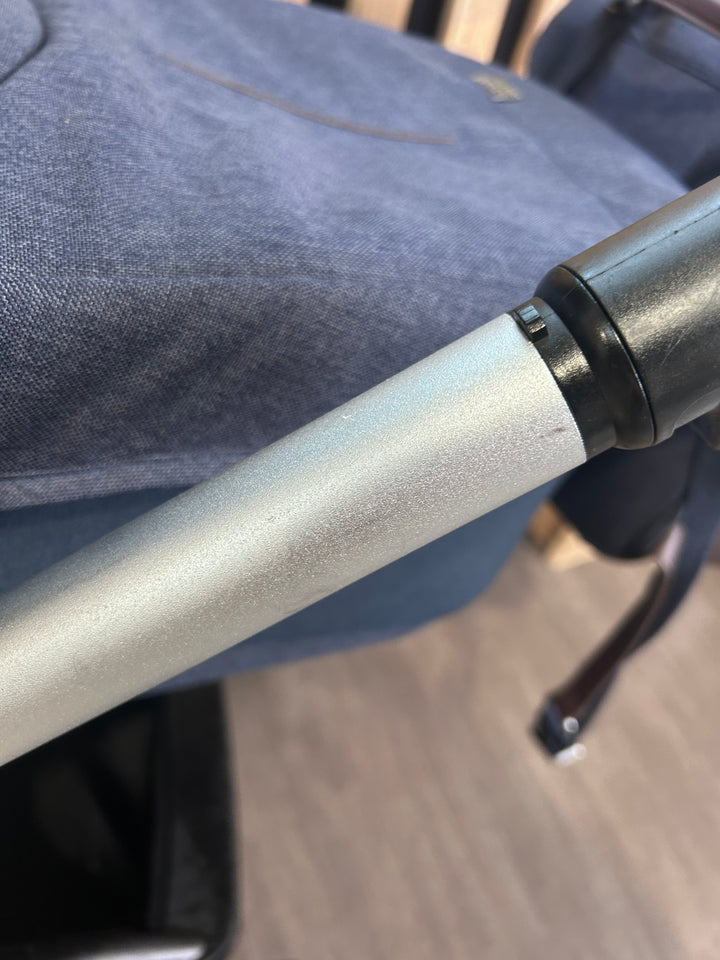 PRE LOVED Silver Cross Wave Single To Double Pushchair - Midnight Blue