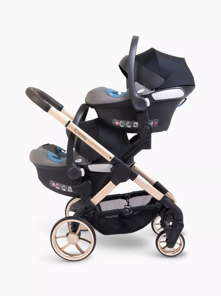 iCandy Peach 7 Twin Pushchair - Biscotti