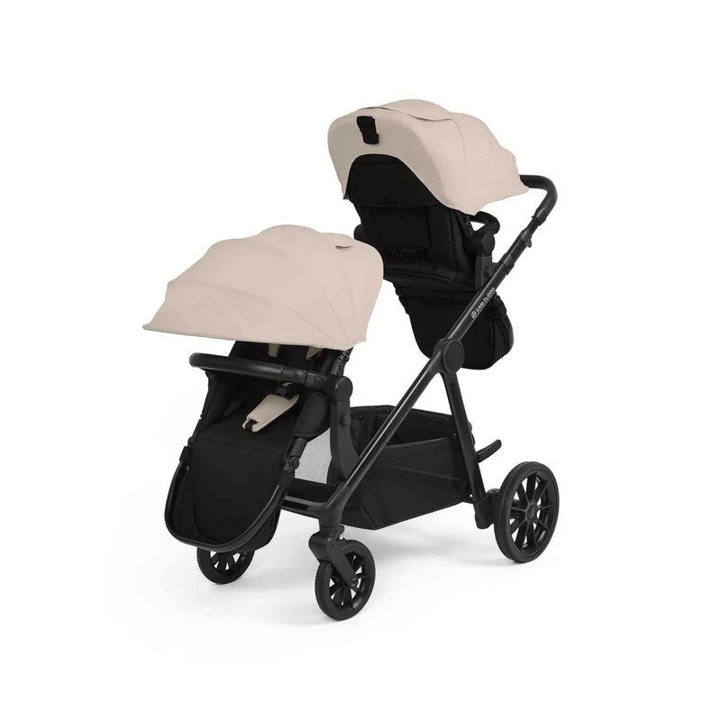 Ickle Bubba Virgo Growing Family 14 Piece Inc Nimbus Car Seat + Base Travel System Bundle - Stone