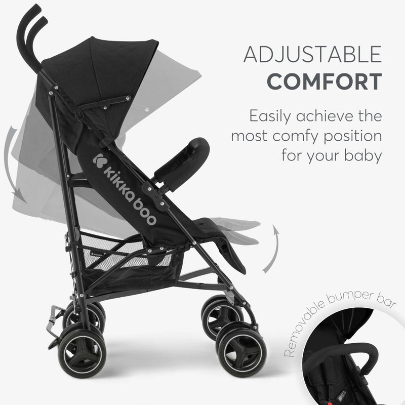 OPEN BOX Kikkaboo Lightweight Beetle Stroller - Beige