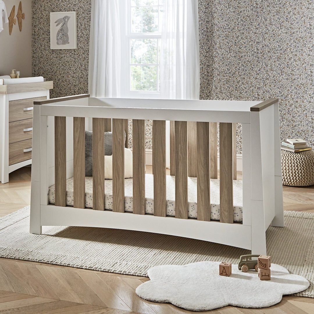 CuddleCo Ada 2 Piece Nursery Furniture Set - White & Ash