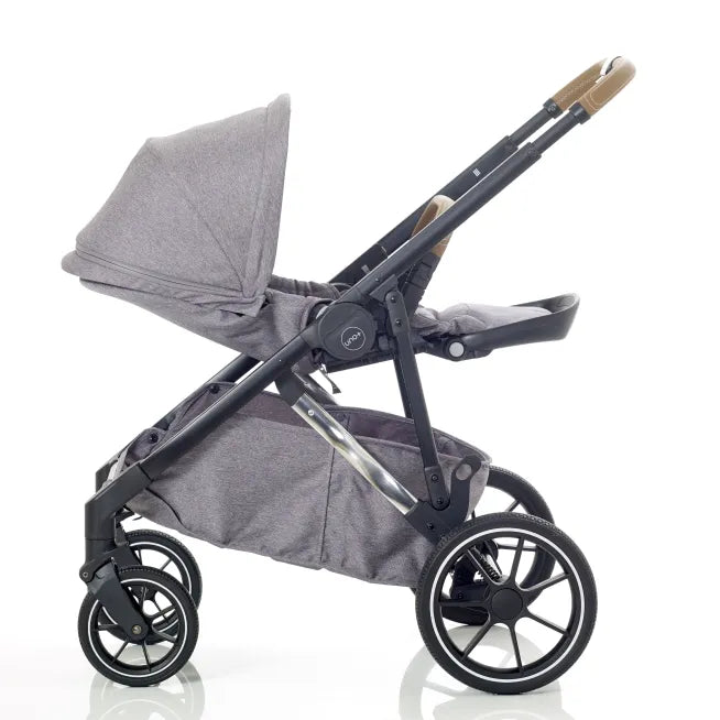 Mee-Go Uno+ Tandem Pushchair - Pearl Grey