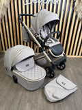 EX DISPLAY Mee-go Milano Natura 2-in-1 Travel System - Cappucino