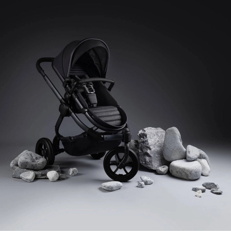 iCandy Peach 7 All Terrain Complete Black Cocoon & Base Bundle - Storm Grey