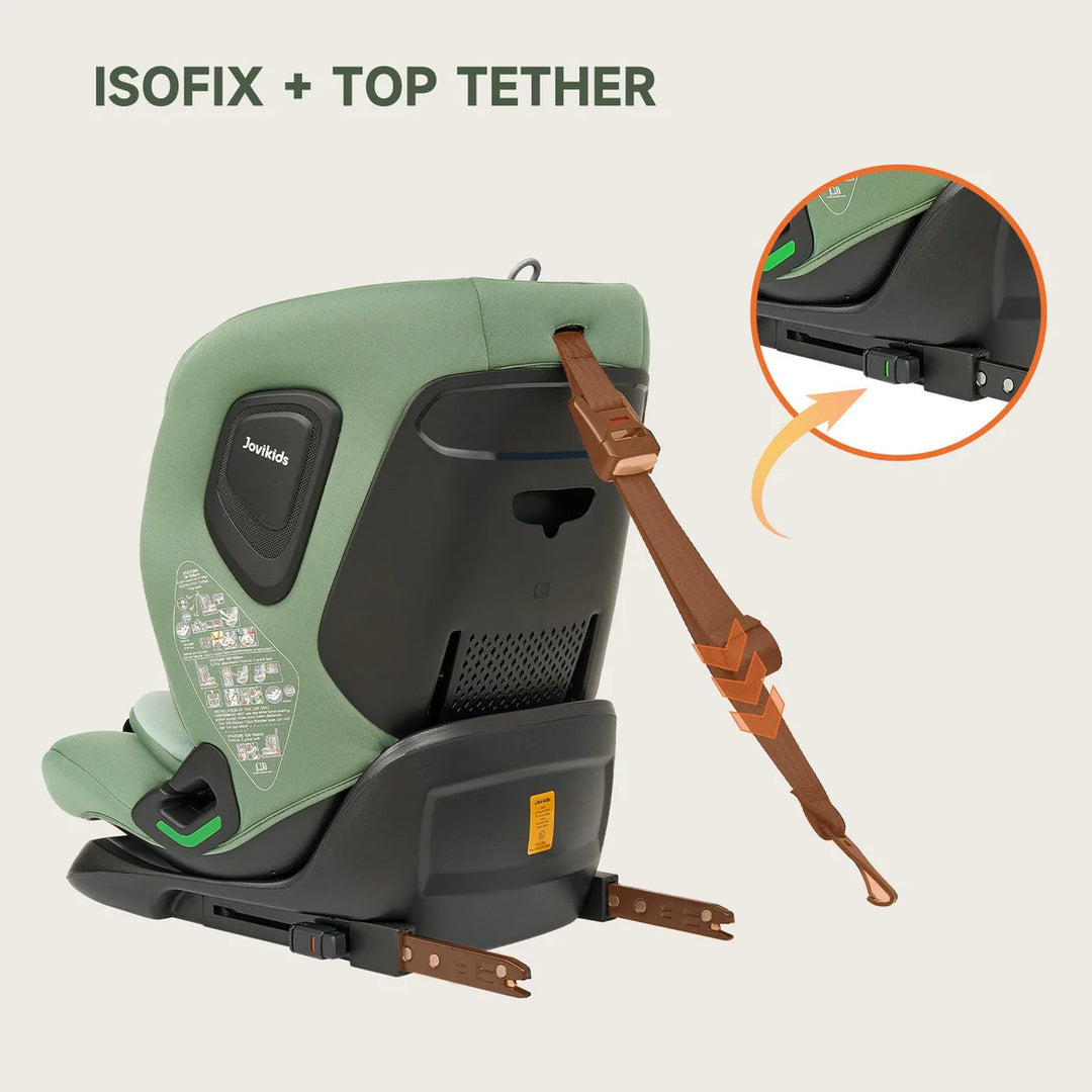 Jovikids CICI TT i-Size Child Seat 76–150cm - Green