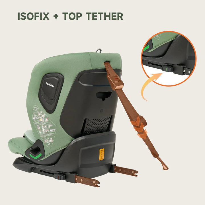 Jovikids CICI TT i-Size Child Seat 76–150cm - Green