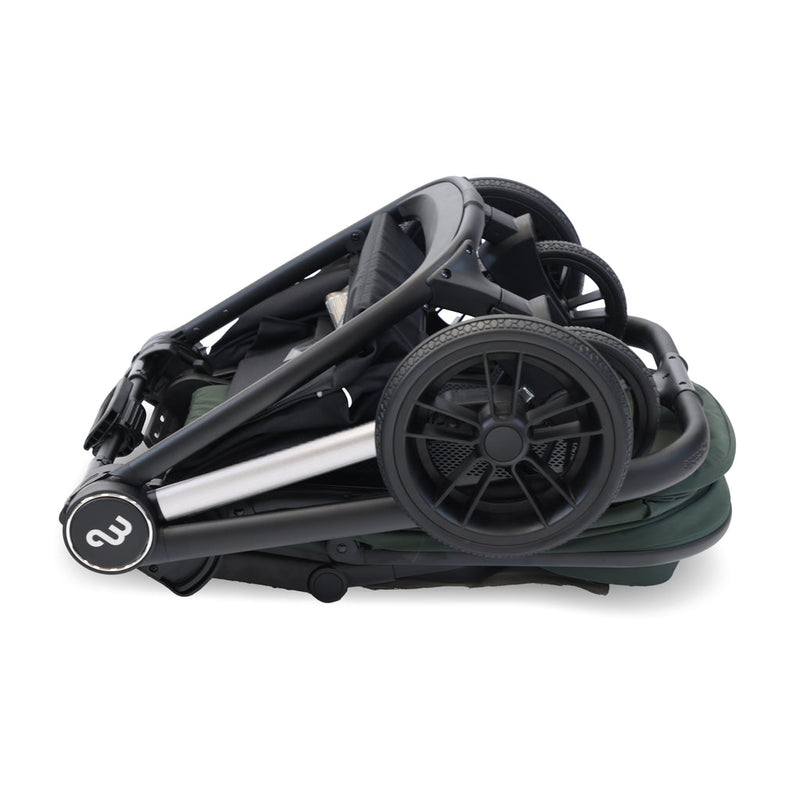 My Babiie MB450i 3in1 Travel System with Rotating Car Seat + Base - Forest Green