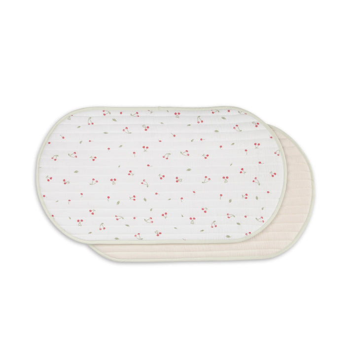 CuddleCo 2 Pack Travel Changing Pad - Ditsy Cherry