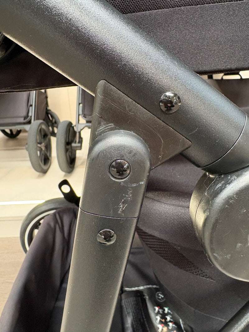 PRE LOVED Cybex Gazelle S Twin Bundle - Moon Black
