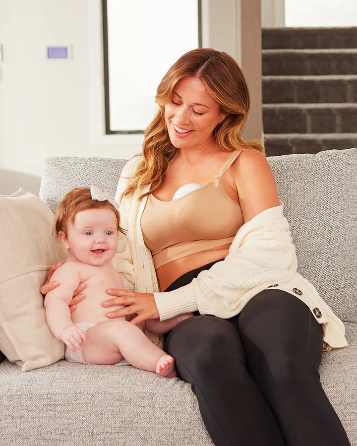 Momcozy Double M5 Wearable Electric Breast Pump - Quill Grey