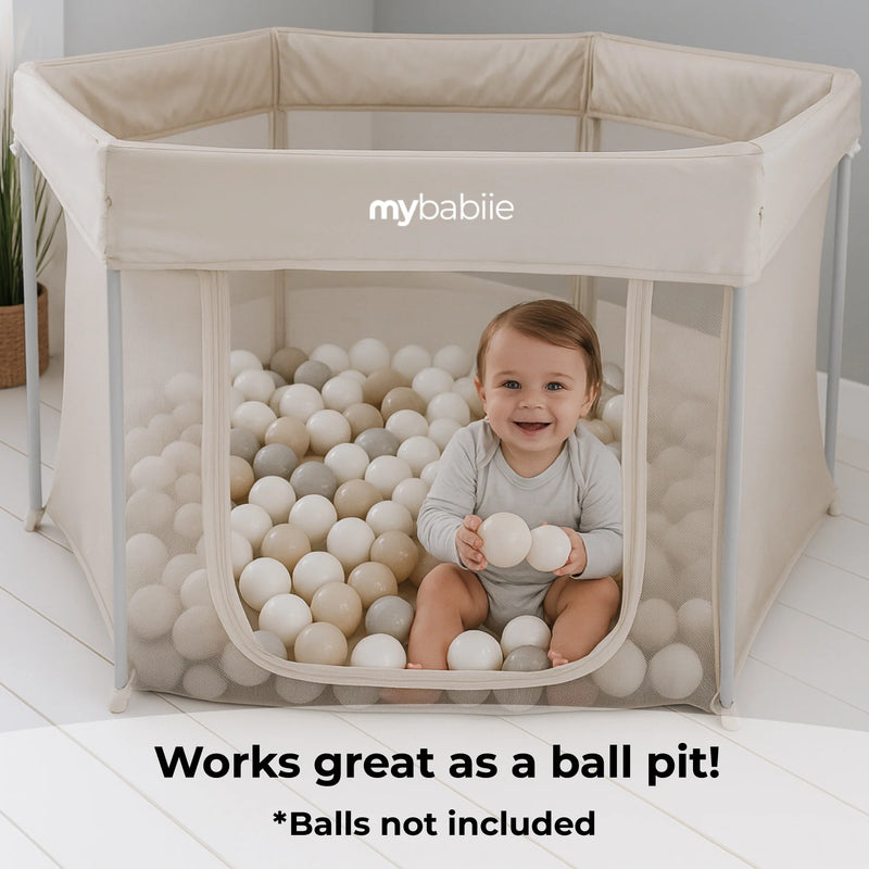 My Babiie Baby Playpen - Ivory