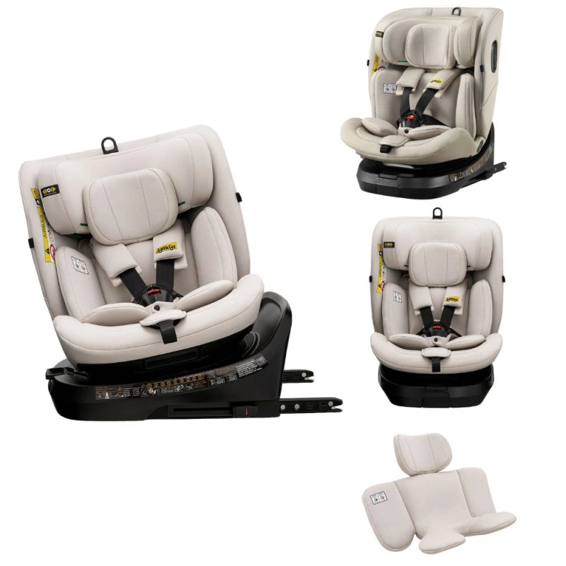 JoviKids Ranger TT 360 Spin All-Stage i-Size Car Seat – Milkstone