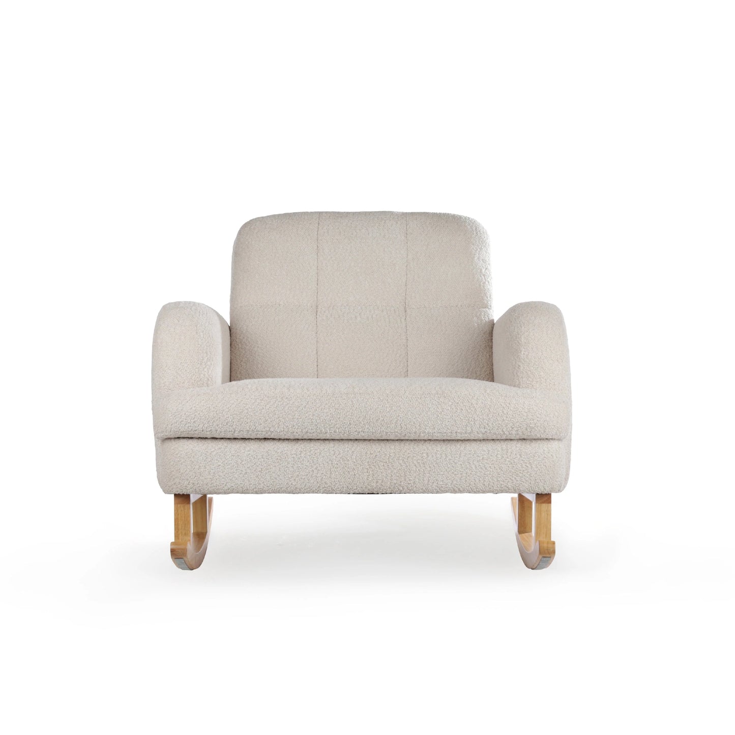 CuddleCo Etta Cuddle Nursing Chair & Foot stool - Boucle Mushroom