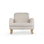 CuddleCo Etta Cuddle Nursing Chair & Foot stool - Boucle Mushroom