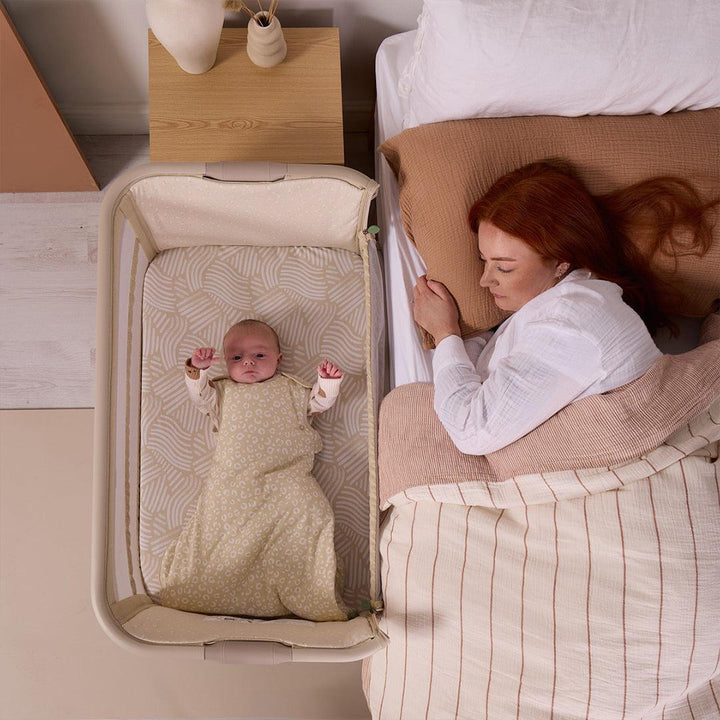 Tutti Bambini Cozee Zen Bedside Crib - Sand