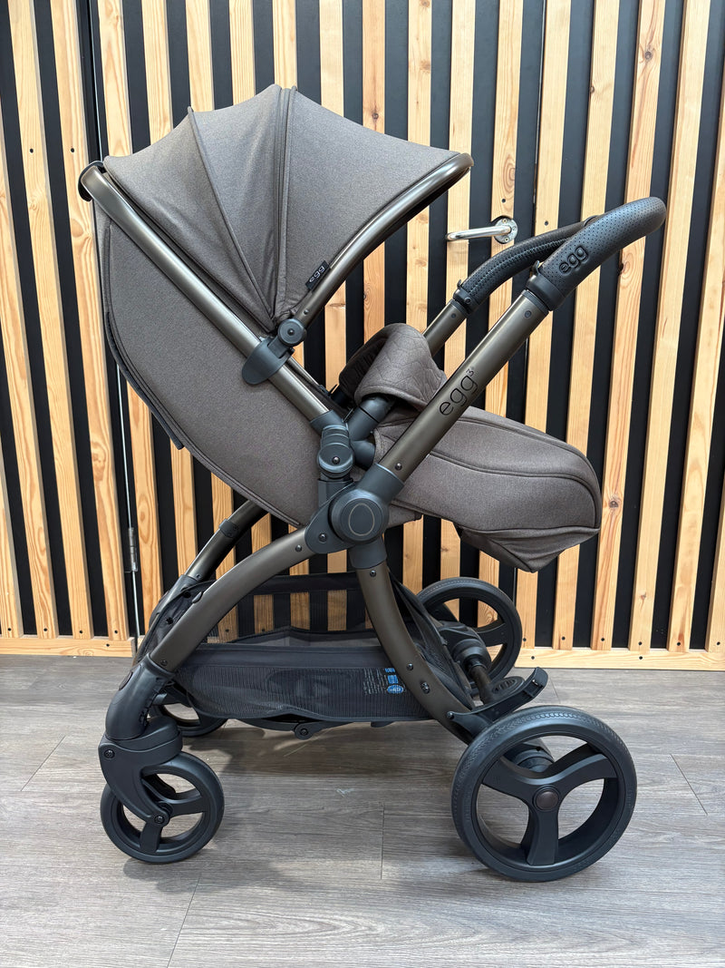 EX DISPLAY egg3 Pram+ Pushchair - Chocolate Velvet