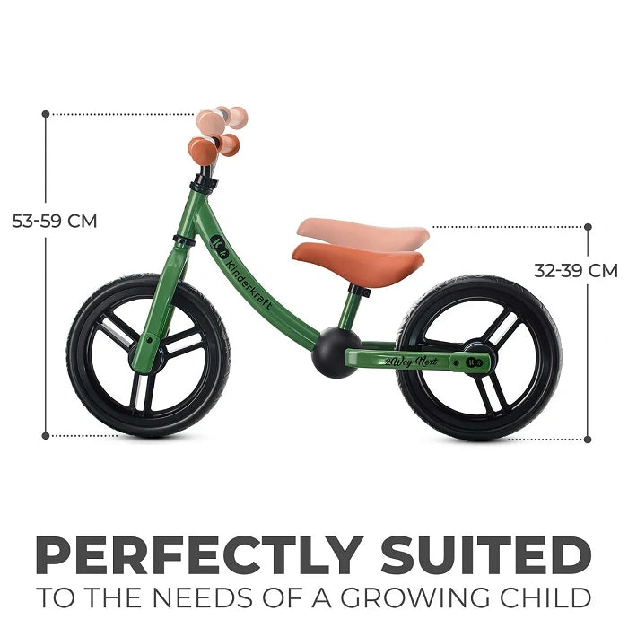 Kinderkraft 2WAY NEXT Balance Bike – Green