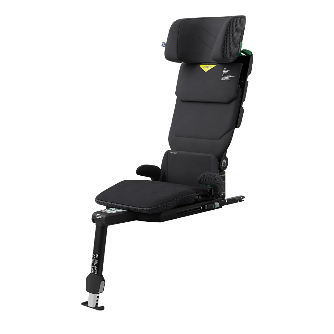 Axkid UP Car Seat Plus Free Accessories - Coastal Storm Black