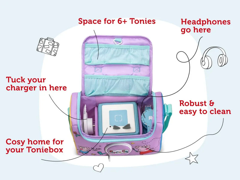tonies Peppa Pig - Listen & Play Bag
