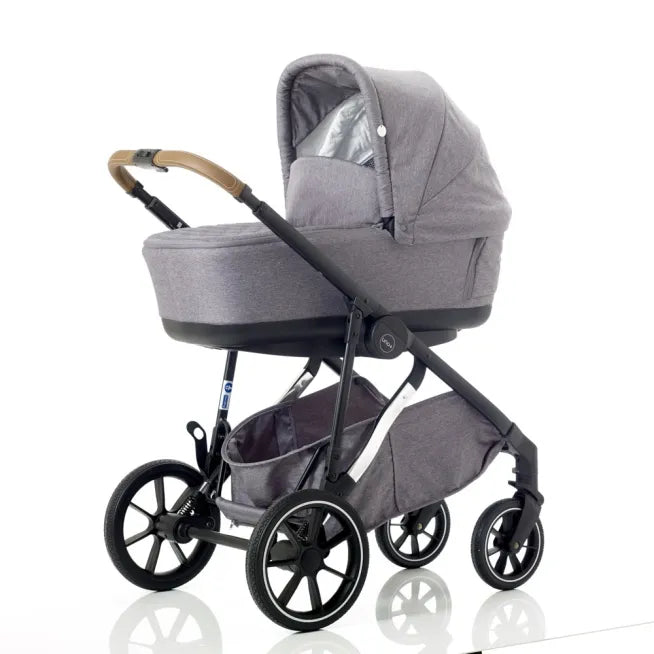 Mee-Go Uno+ Tandem Pushchair - Pearl Grey