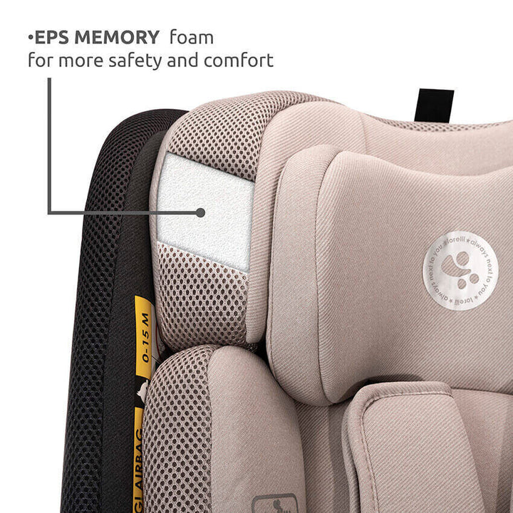 Lorelli Imola i-Size 360° Rotating Car Seat - Beige