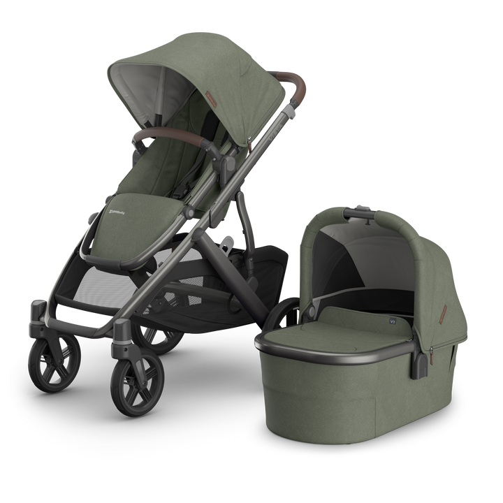 UPPAbaby Vista V3 Pushchair & Carrycot - Evelyn (Meadow Green)