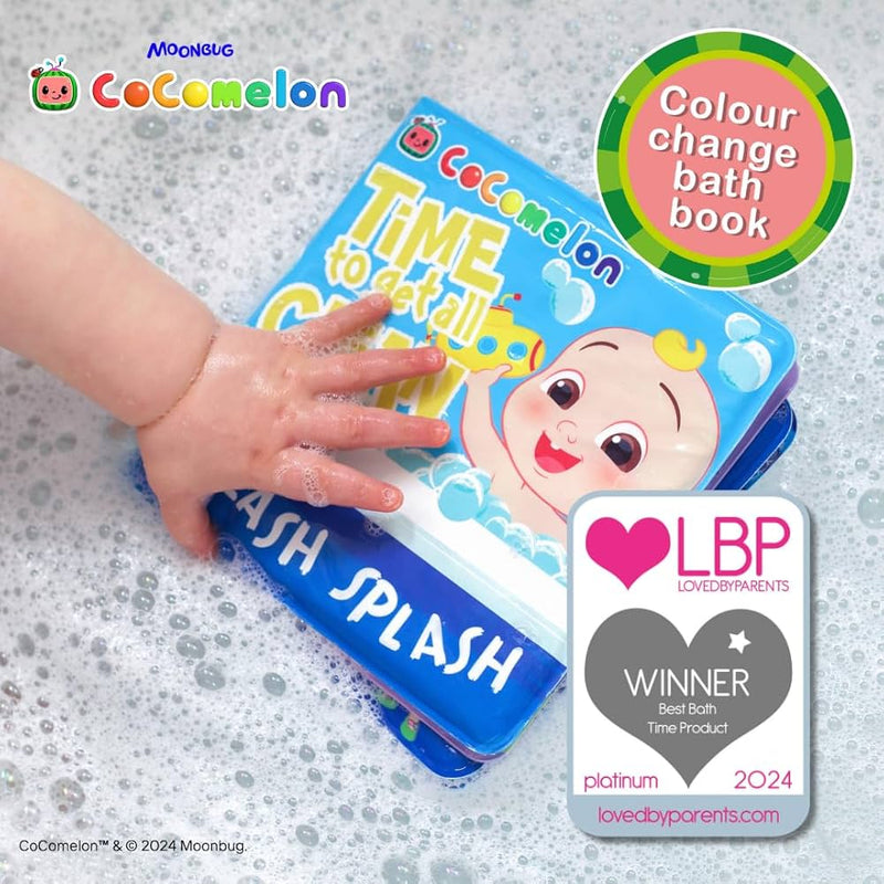 Cocomelon Bubble Bath & Bath Book - Gift Set for Kids