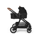 Ickle Bubba Virgo Growing Family 14 Piece Including Nimbus Car Seat + Base Travel System Bundle - Black