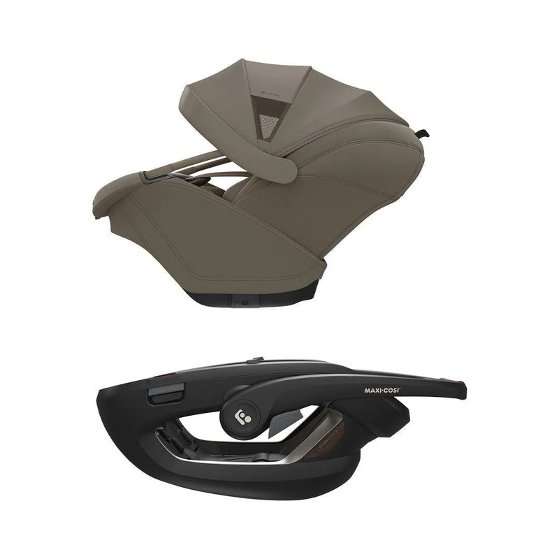 Maxi-Cosi Fame Cabin Zero G Coral Slide Pro Travel System Bundle - Oak Truffle