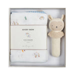Avery Row Rattle & Care New Baby Gift Set - Little Farm