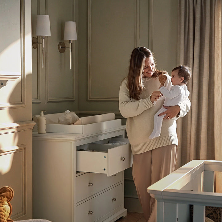 CuddleCo Beaumont 2 Piece Nursery Furniture Set - White