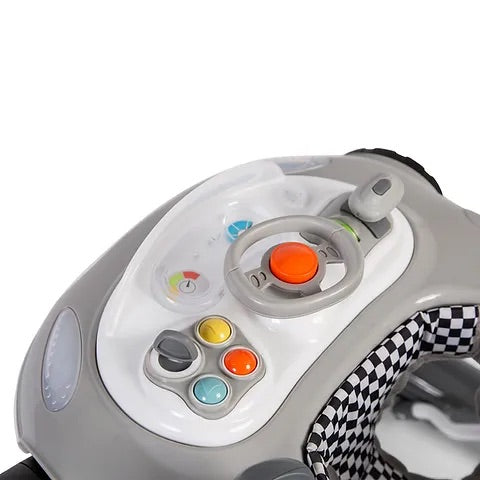 Redkite Baby Go Round Race Sporty Car Electronic Walker - Grey