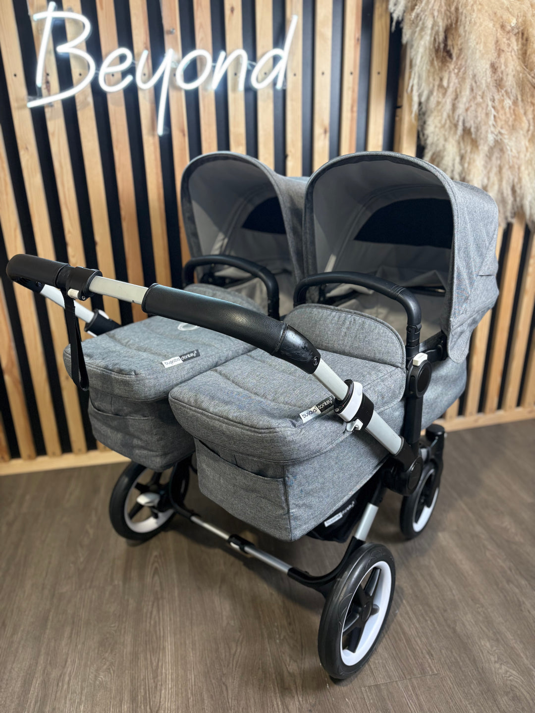 PRE LOVED Bugaboo Donkey3 Twin Bundle - Grey Melange
