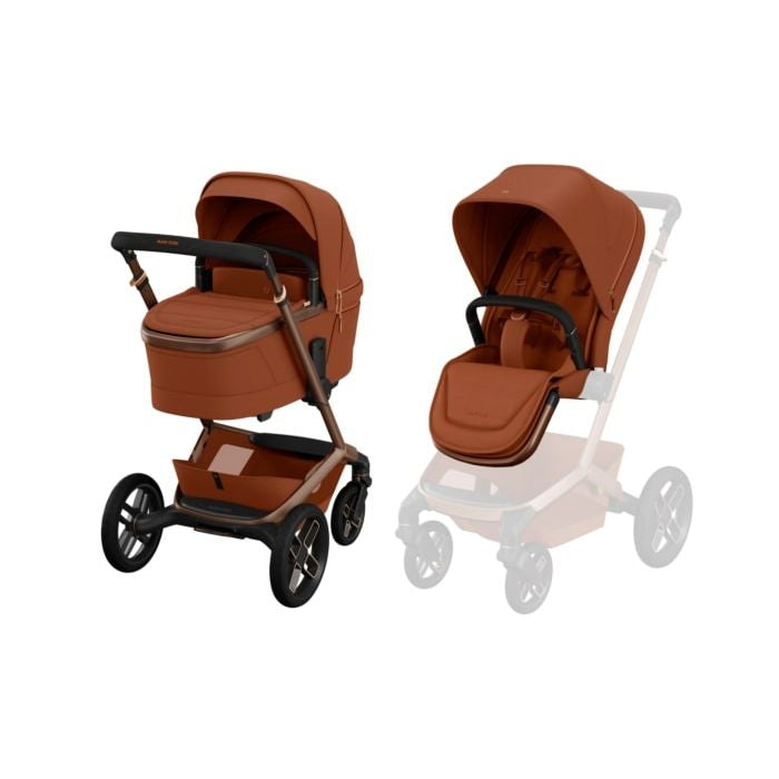 Maxi-Cosi Fame Pushchair & Carrycot - Copper Terra (2026 Model)