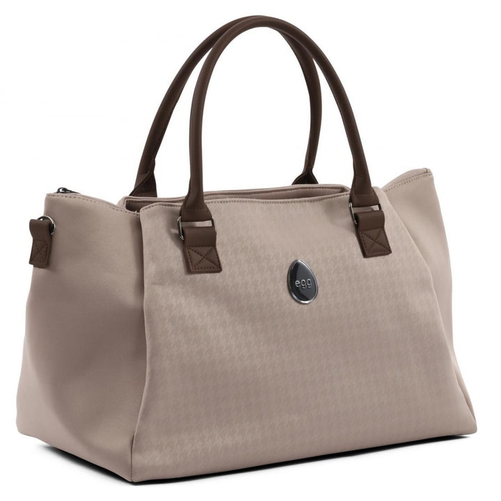 egg3 Overnight Bag - Houndstooth Almond